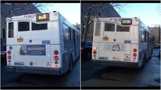 MTA 2003 Orion VII 07501 Gen2Gen1 OG CNGs 77517683 Bx8 buses [upl. by Euqinot268]