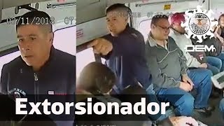 Graban robo y extorsión a transporte público VIDEO COMPLETO  OEM [upl. by Charlean]