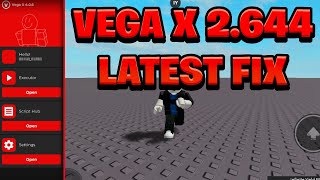 NEW Vega X Executor Fixed V2644  ROBLOX Byfron Bypass Latest Updated Version [upl. by Haraj554]