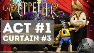 Puppeteer  Gameplay Story Walkthrough Part 3  Act 1  Curtain 3 HD Stolen Away [upl. by Nohsar889]