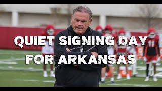 Quiet NSD for Arkansas Football [upl. by Scot]