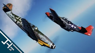 DCS Bf 109 K4  Red tails escort [upl. by Tonia94]