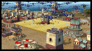 EMPIRE EARTH 1 VS 7 HARD COMPUTERS IN 45 MINUTES  PREHISTORIC TO NANO [upl. by Hsoj]