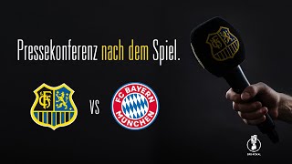 1 FC Saarbrücken  FC Bayern München  Pressekonferenz nach dem Spiel DFBPokal 2324 [upl. by As388]