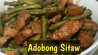 ADOBONG SITAW  how to cook adobo [upl. by Mora]