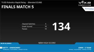 TUSD Robotics Rapid Relay  Blended ESMS [upl. by Sabian]