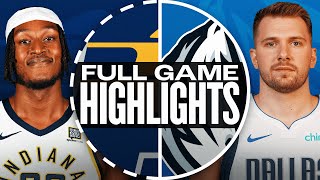 PACERS at MAVERICKS  FULL GAME HIGHLIGHTS  November 4 2024 [upl. by Kesia753]