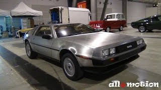 DeLorean DMC12 Stainless Steel Car  Retro Classics 2016 [upl. by Knowlton288]