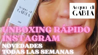 🛍️📦UNBOXING ACQUA DI GABIA POR INSTAGRAM💞 CÓDIGO 15 VANESA [upl. by Aklim]