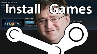 How To Download Games On Steam and Then Install Them [upl. by Oreves602]