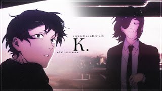 K  Cigarettes After Sex  Chainsaw Man 「AMVEDIT」4k [upl. by Lahsiv]