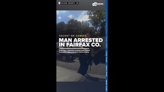 Illegal gun suspected narcotics and running from police Man arrested in Fairfax County [upl. by Esorylime102]