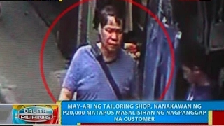 Mayari ng tailoring shop nanakawan ng P20000 matapos masalisihan ng nagpanggap na customer [upl. by Fayola]