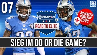 Madden 19 Road to Elite Deutsch  MUT 19 07 Sieg im ersten Do or Die Game [upl. by Enilec]