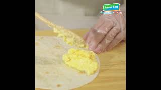 Tasty Treats ‘TriFold Wrap’ Telur  TriFold Egg Wrap [upl. by Lazos]