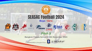 Live Stream SEASAC Football 2024 Pitch 3 November 10 2024 [upl. by Arihday]