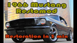 1966 Mustang Restoration and transformation into a Restomod [upl. by Cannon841]