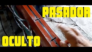 Como INSTALAR un pasador OCULTO [upl. by Eniamerej162]