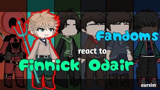 Fandoms react to Finnick Odair The Hunger Games THG BBC HP SITSV DP 56 [upl. by Gabler23]