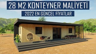 Konteyner Ev Yapımı Maliyeti  Konteyner Ev Fiyatları 2022  Prefabrik Konteyner Ev Modelleri [upl. by Atiana]