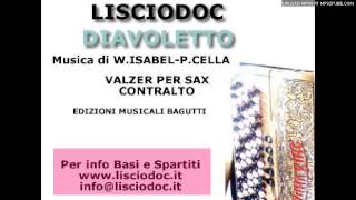 DIAVOLETTO  VALZER PER SAX CONTRALTO e FISARMONICA  WISABELPCELLA EDIZIONI BAGUTTI [upl. by Eniarda733]