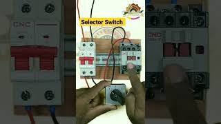 Contactor with selector switch shorts youtubeshorts [upl. by Seth550]