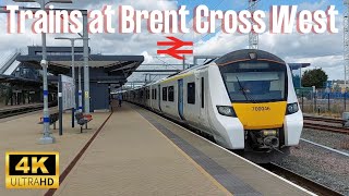 Trains at Brent Cross West 17th amp 25th August 2024 [upl. by Sylirama]