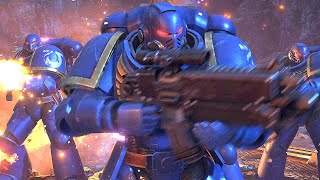 Space Marines vs Cultists  Warhammer 40000 Space Marine 2 AI Battles [upl. by Kaden885]