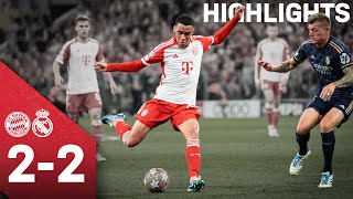 Highlights amp Interviews FC Bayern vs Real Madrid 22  Another spectacular UCL showdown [upl. by Nolad228]