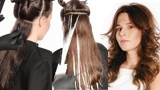 Coloration des cheveux ✄ Balayage Tutorial [upl. by Torray272]