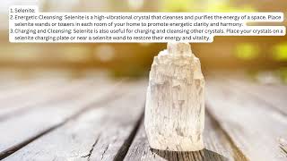 quotSpiritual Cleansing How to Remove Negative Energyquot  Using Crystals for Home Cleansing [upl. by Saucy]