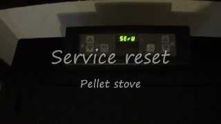 Service reset pellet stove [upl. by Laurette]