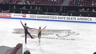 BoikovaKozlovskii 2021 Skate America short program fancam  БойковаКозловский кп [upl. by Inigo666]