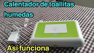 Calentador de toallitas para bebé Incluye cargador para coche [upl. by Kier]