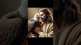 Jesus And The Cute Eagle edit jesuschrist fe shorts [upl. by Elpmid]