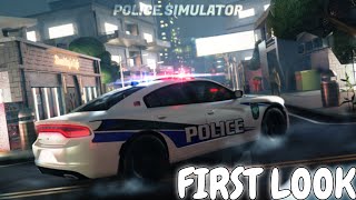 First 12 Minutes in Roblox Police Simulator 911 [upl. by Lexi]