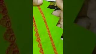 triangle joint lace using sewing tip and trick sleeves design [upl. by Ceciley]