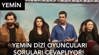 Yemin Dizi Oyuncuları İle Buluştuk  17 Kasım 2019 Söyleşi Ve İmza Günü [upl. by Eceeryt]