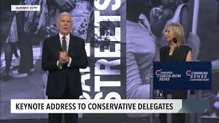 2023 Conservative convention – Michel and Barbara Maisonneuves keynote address [upl. by Husch]