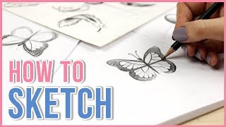 How to Sketch  Sketching Tips for Beginners  Art Journal Thursday Ep 21 [upl. by Eineeuq628]