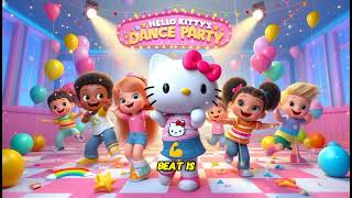 Hello Kitty’s Dance Party  Cartoon Nursery Kids Music  Rhymes Songs with Lyrics [upl. by Kelda]