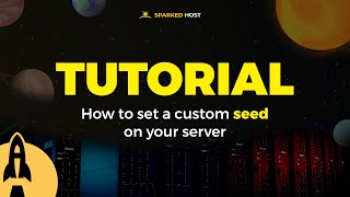 How to Set a Custom Seed on your Minecraft Server [upl. by Sklar]