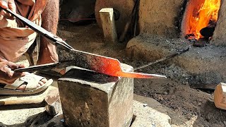 Making Machete  Forging a Machete Knife From a Old Leaf Spring [upl. by Notlek]