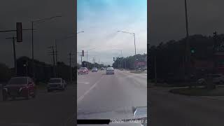 Car makes odd lane cross dashcam automobile driving car crossing karen [upl. by Aniaj139]