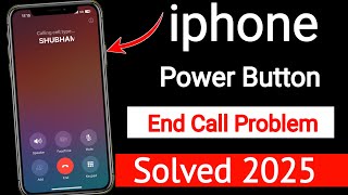 iPhone End Call With Power Button Problem  iPhone power Button se call cut band kaise kare [upl. by Ettedo557]