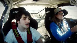 Kitesurf champ Pulido trains for drivers license in race car [upl. by Harat]