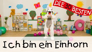 🇩🇪 Ich bin ein Einhorn  Singen Tanzen und Bewegen  Kinderlieder 🦄 [upl. by Eihcir]