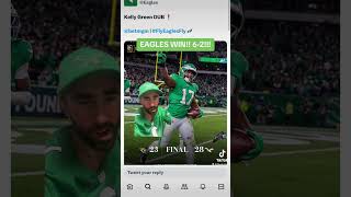 Eagles beat the Jaguars 2823 Let’s goooo Go Birds flyeaglesfly shorts eagles [upl. by Demetra]