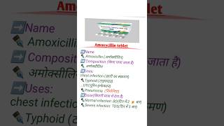 Antibiotic Amoxicillin Tablet tablet medicine viralshort antibiotics [upl. by Adhamh280]