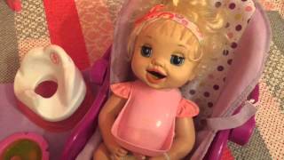 Unboxing baby alive learns to potty 2007 and feeding [upl. by Amej177]